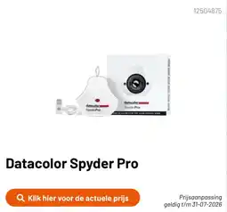 Kamera Express Datacolor Spyder Pro aanbieding