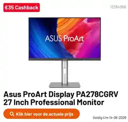 Kamera Express Asus ProArt Display PA278CGRV aanbieding