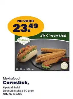 Bidfood Mekkafood Cornstick aanbieding