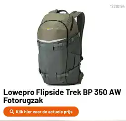 Kamera Express Lowepro Flipside Trek BP 350 AW aanbieding