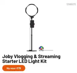 Kamera Express Joby Vlogging & Streaming Starter LED Light Kit aanbieding