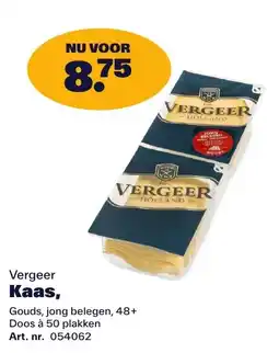 Bidfood Vergeer Kaas aanbieding
