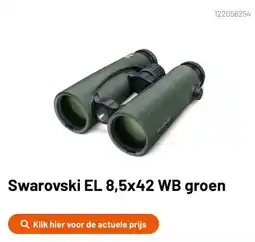 Kamera Express Swarovski EL 8,5x42 WB groen aanbieding