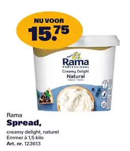 Bidfood Rama Spread, creamy delight, naturel aanbieding