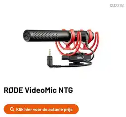 Kamera Express Rode Videomic Ntg aanbieding