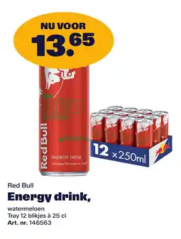 Bidfood Red Bull Energy drink, watermeloen aanbieding