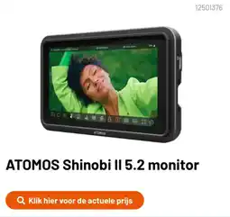 Kamera Express ATOMOS Shinobi II 5.2 monitor aanbieding