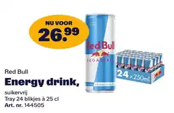 Bidfood Red Bull Energy drink, suikervrij aanbieding