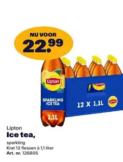 Bidfood Lipton Ice tea, sparkling aanbieding
