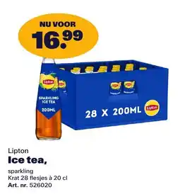 Bidfood Lipton Ice tea, sparkling aanbieding