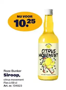Bidfood Roze Bunker Siroop, citrus movement aanbieding