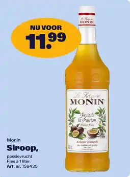 Bidfood Monin Siroop, passievrucht aanbieding