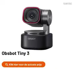 Kamera Express Obsbot Tiny 3 aanbieding