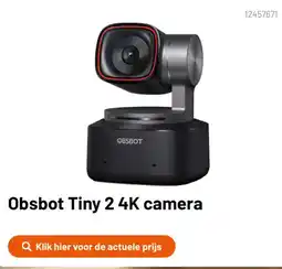 Kamera Express Obsbot Tiny 2 4K camera aanbieding