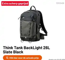 Kamera Express Think Tank BackLight 26L Slate Black aanbieding