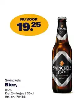 Bidfood Swinckels Bier aanbieding