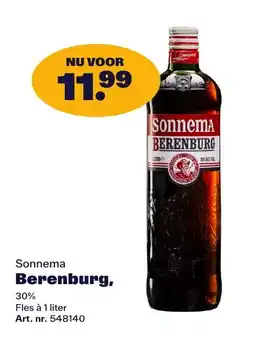 Bidfood Sonnema Berenburg aanbieding