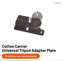 Kamera Express Cotton Carrier Universal Tripod Adapter Plate aanbieding