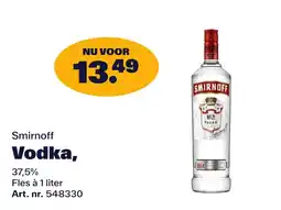 Bidfood Smirnoff Vodka aanbieding