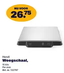 Bidfood Hendi Weegschaal aanbieding