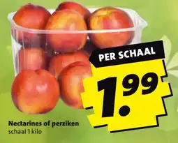 Boni Nectarines of perziken aanbieding