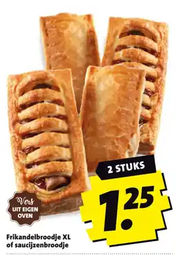 Boni Frikandelbroodje XL of saucijzenbroodje aanbieding