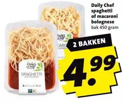 Boni Daily Chef spaghetti of macaroni bolognese aanbieding