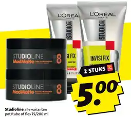 Boni L'Oréal Paris Studioline aanbieding