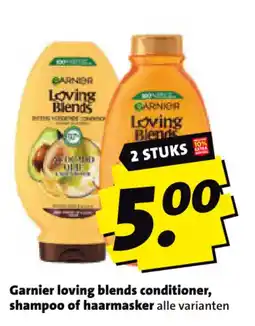 Boni Garnier loving blends conditioner, shampoo of haarmasker aanbieding