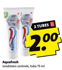 Boni Aquafresh tandsteen controle aanbieding