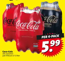 Boni Coca-Cola alle varianten aanbieding