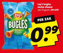 Boni Lay's bugles nacho cheese aanbieding