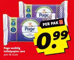 Boni Page vochtig toilet papier care aanbieding