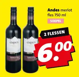 Boni Andes merlot aanbieding