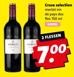 Boni merlot vin de pays doc aanbieding