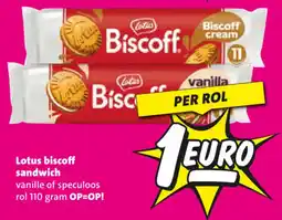 Boni Lotus bisc off sandwich aanbieding