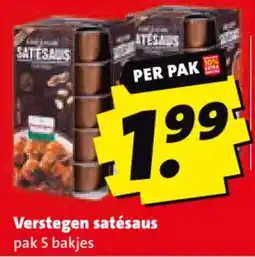 Boni Verstegen satésaus aanbieding