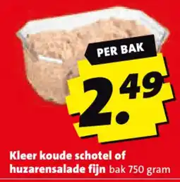 Boni Kleer koude schotel of huzarensalade fijn aanbieding
