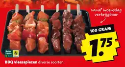 Boni BBQ vleesspiezen aanbieding