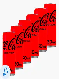 Flink Coca-Cola Zero 33cl 6x aanbieding