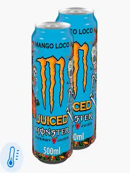 Flink Monster Energy Mango Loco 50cl 2x aanbieding