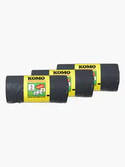Flink Komo Afvalzak met Trekband 60L 15st 3x aanbieding