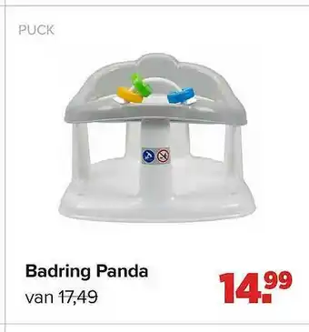 Baby-Dump Puck Badring Panda aanbieding