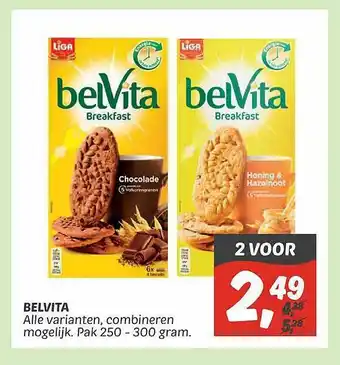 Dekamarkt Belvita aanbieding