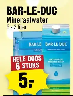 Dirck 3 bar-le-duc mineraalwater aanbieding