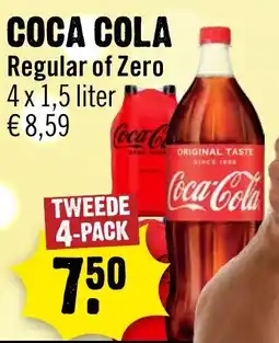 Dirck 3 Coca Cola Regular of Zero aanbieding