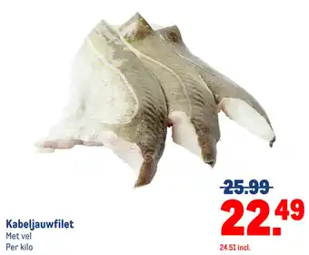Kabeljauwfilet