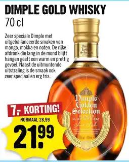 Dirck 3 Dimple Gold Whisky aanbieding