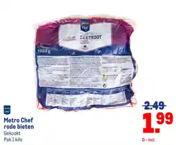 Makro Metro Chef rode bieten aanbieding