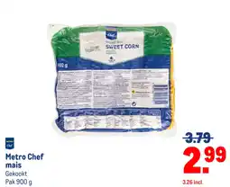Makro Metro Chef mais aanbieding